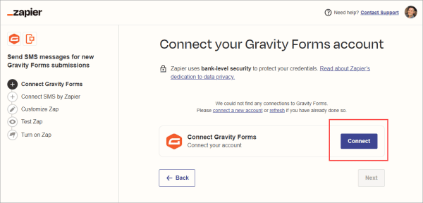 Connect Gravity Forms