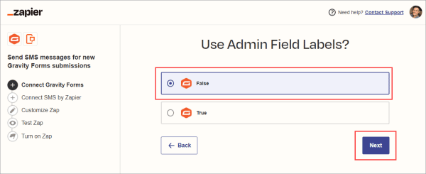 Use Admin Field Labels?
