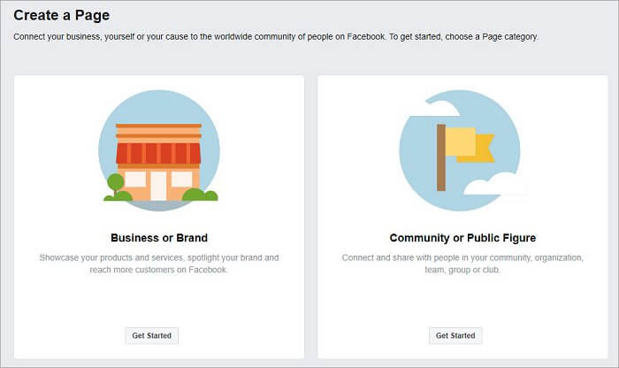 Create A Facebook Page