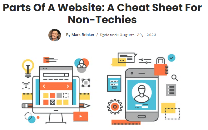Parts Of A Website: A Cheat Sheet For Non-Techies