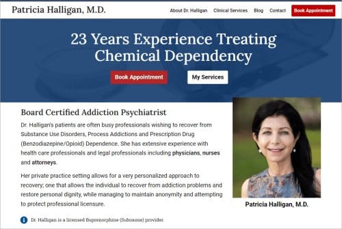 Psychiatry Website Example