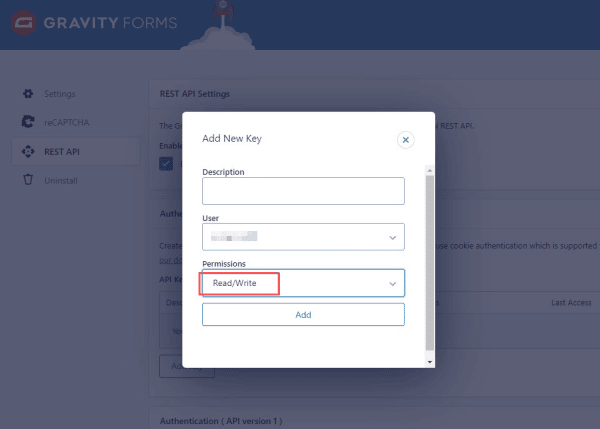 Gravity Forms REST API: Read/Write Permissions